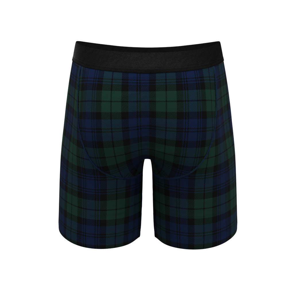 The Black Watch | Tartan Plaid Ball Hammock® Boxer - Long Leg - Shinesty