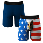 The Best Dad Pack | Long Leg Ball Hammock® Pouch Underwear With Fly 5 Pack - Shinesty