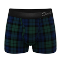 The Black Watch | Tartan Plaid Ball Hammock® Pouch Trunks Underwear - Shinesty