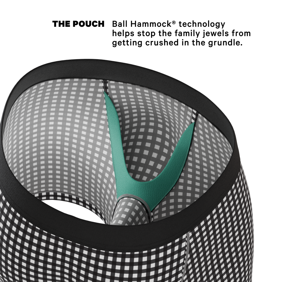 The Blackberry Bramble | Window Pane Ball Hammock® Pouch Underwear - Shinesty