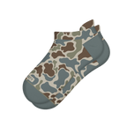 The Blender | Grey Duck Camo Heel Hammock™ Ankle Socks - Shinesty