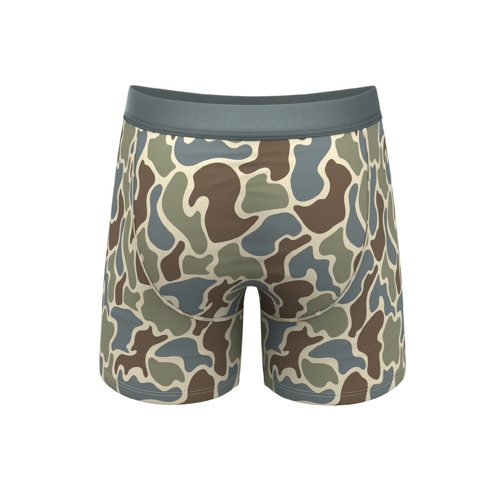 The Blender | Grey Duck Camo Ball Hammock® Pouch Underwear - Shinesty