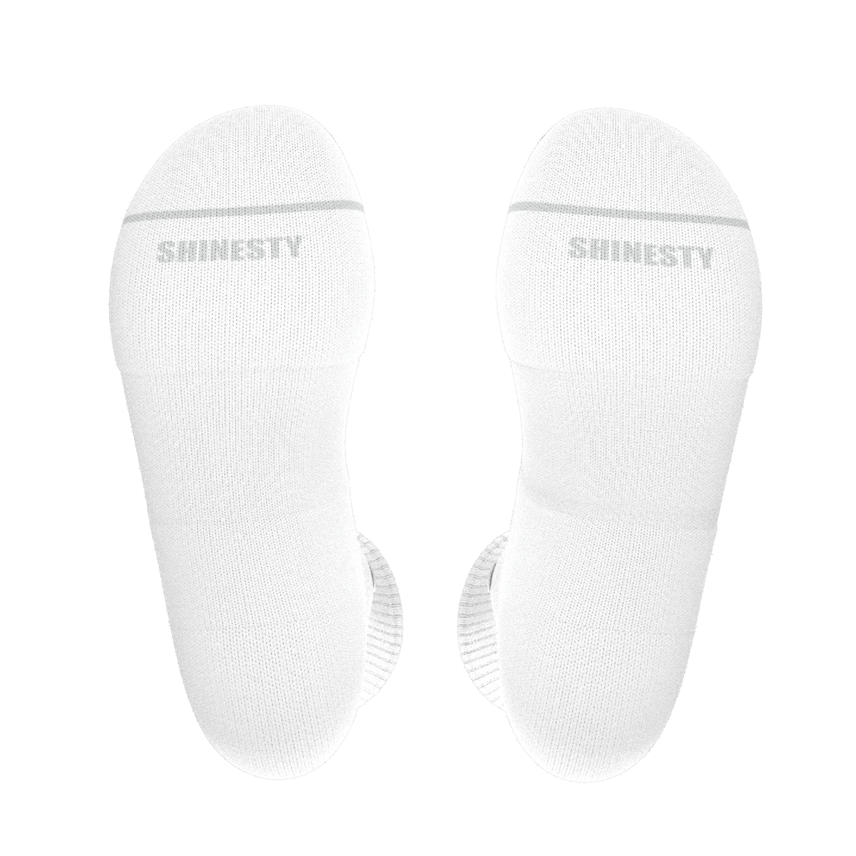 The Blizzard | Plain White Heel Hammock™ Crew Socks - Shinesty