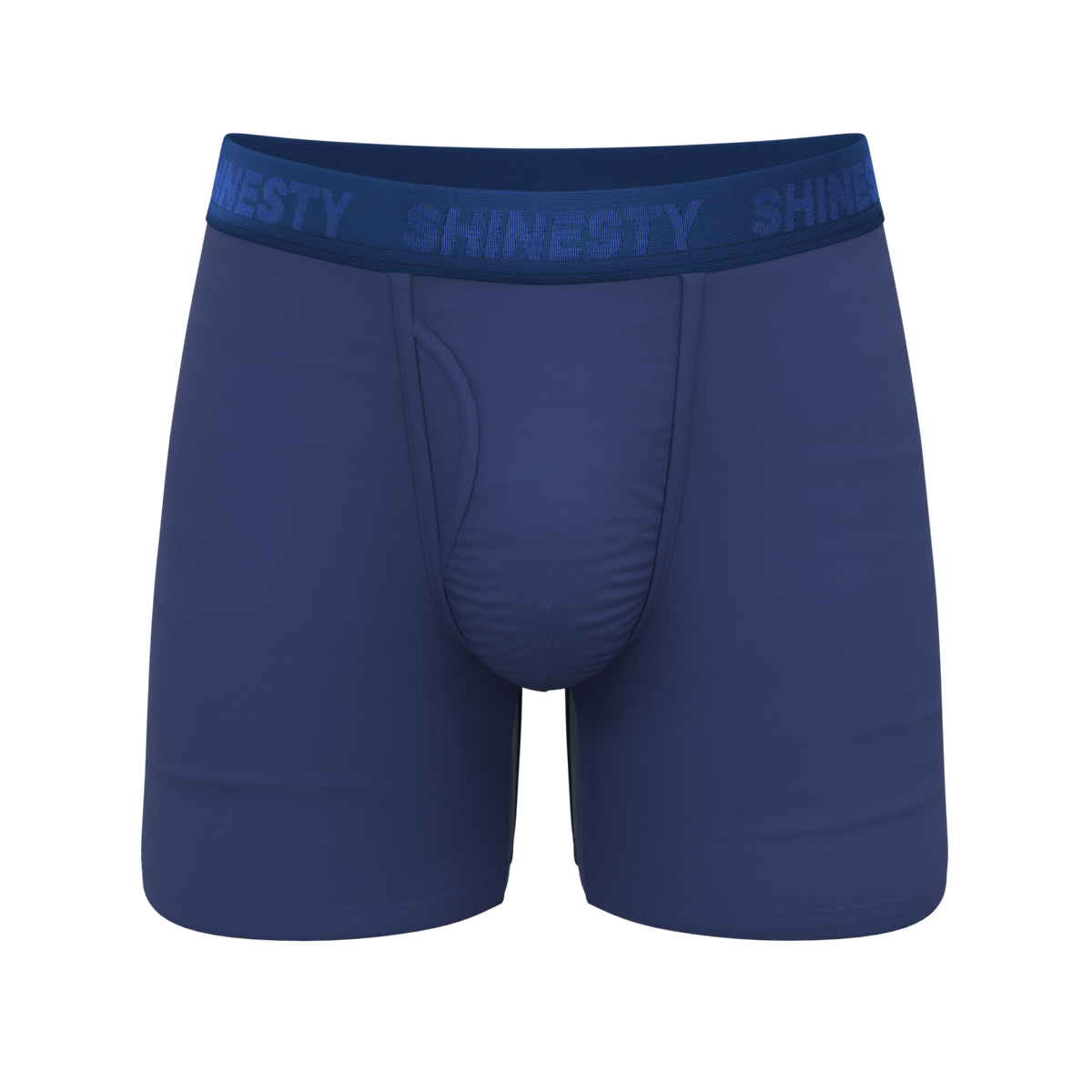 The Bloom Moon | Tonal Navy Ball Hammock® Pouch Underwear With Fly - Shinesty