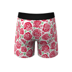 The Bloom With A View | Naughty Roses Ball Hammock® Pouch Underwear With Fly - Shinesty