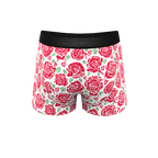 The Bloom With A View | Naughty Roses Ball Hammock® Pouch Trunks Underwear - Shinesty
