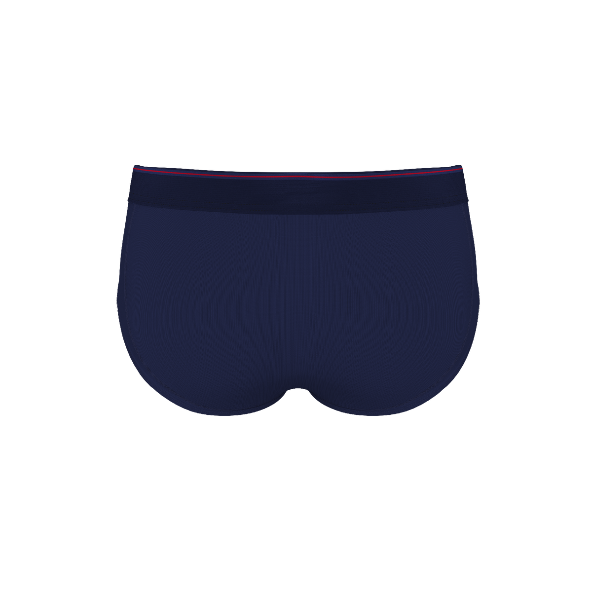 The Blueberry Pie | Red Tip Navy Ball Hammock® Pouch Underwear Briefs - Shinesty