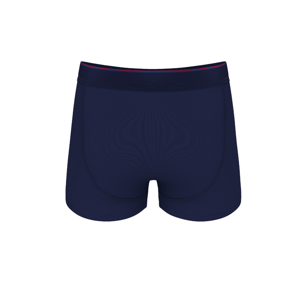 The Blueberry Pie | Red Tip Navy Ball Hammock® Pouch Trunks Underwear - Shinesty