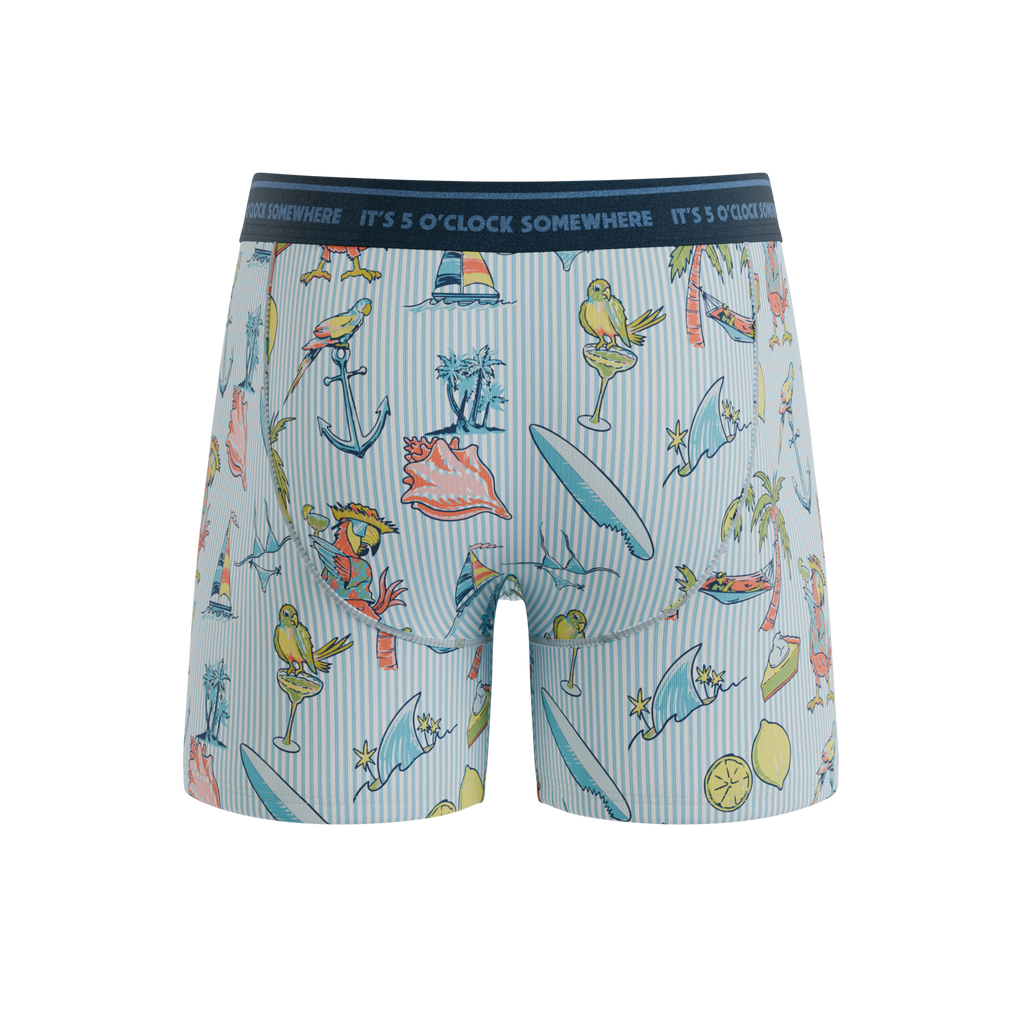 The Boat Drinks | Shinesty x Margaritaville® Ball Hammock® Pouch Underwear With Fly - Shinesty