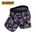 The Bootstraps & Chaps | Americana Cowboy Ball Hammock® Magnum Big Pouch Underwear - Shinesty