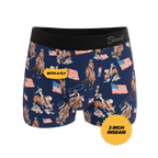 The Bootstraps & Chaps | Americana Cowboy Ball Hammock® Pouch Trunks Underwear - Shinesty