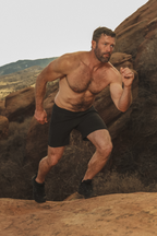 The Warm Up | Black and Neon Ball Hammock® 7 Inch Athletic Shorts - Shinesty