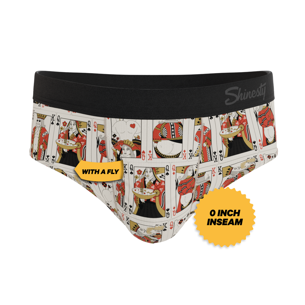 The Bottomless Blackjack | Vintage Playing Cards Ball Hammock® Pouch Underwear Briefs - Shinesty