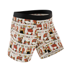 The Bottomless Blackjack | Vintage Playing Cards Ball Hammock® Pouch Underwear - Shinesty
