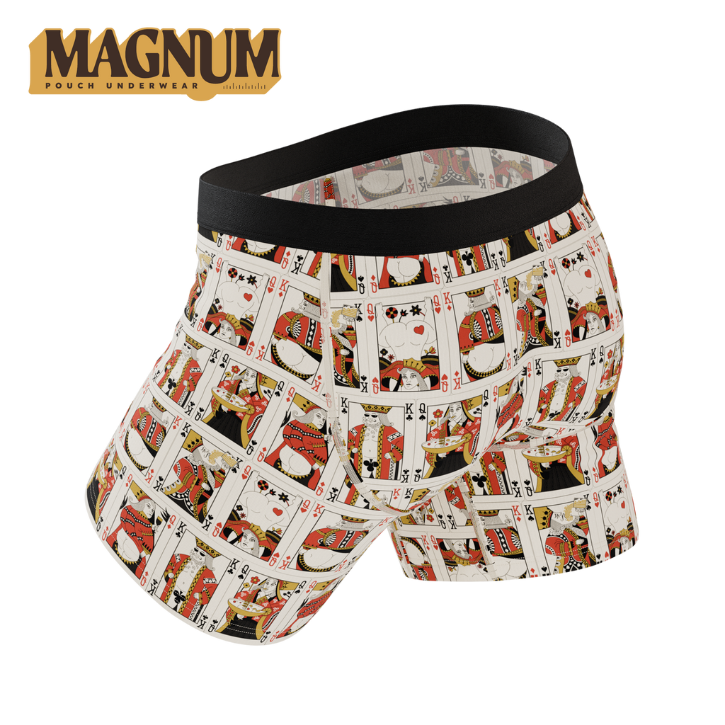 The Bottomless Blackjack | Vintage Playing Cards Ball Hammock® Magnum Big Pouch Underwear - Shinesty