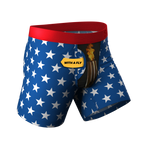 The Inferno | Torch & Flags Ball Hammock® Boxer Briefs With Fly - Shinesty