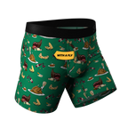 The Debauch Banquet | Dinner Party Ball Hammock® Pouch Underwear With Fly - Shinesty