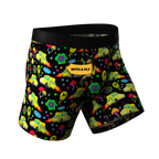 The Field Trip | School Bus Ball Hammock® Pouch Underwear With Fly - Shinesty