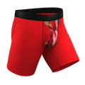 The Early Risers | Barnyard Rooster Ball Hammock® Boxer - Long Leg - Shinesty