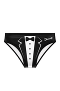 The Butlers | Tuxedo Swim Brief - Shinesty