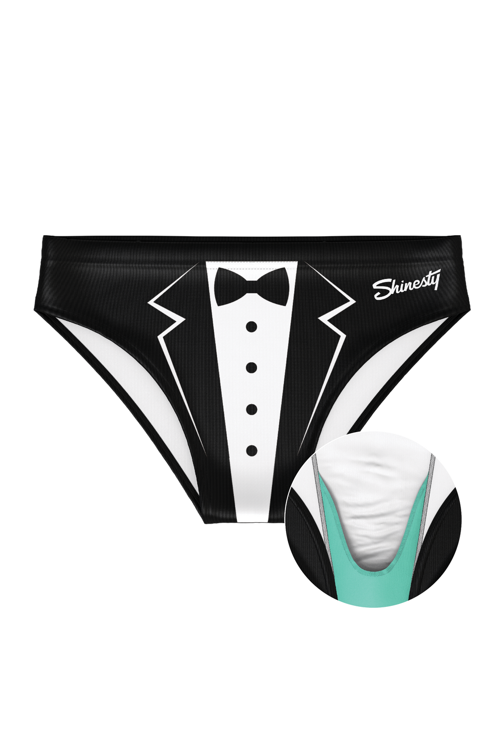 The Butlers | Tuxedo Swim Brief - Shinesty