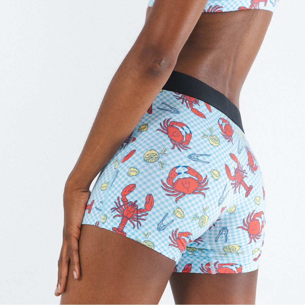 The Cajun Cookout | Summer Crabs Women’s Boxers - Shinesty