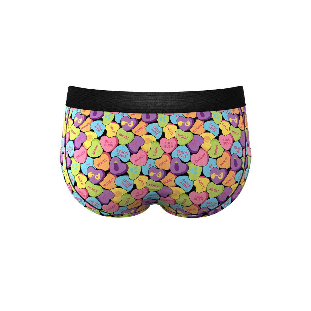 The Candy Crush | Candy Hearts Ball Hammock® Pouch Underwear Briefs - Shinesty