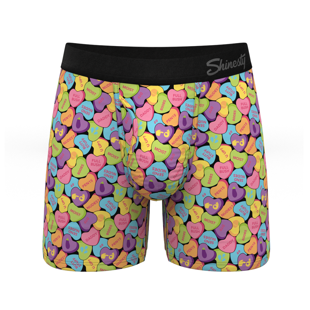 The Candy Crush | Candy Hearts Ball Hammock® Magnum Big Pouch Underwear - Shinesty