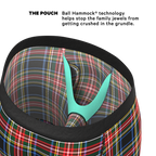 The Cappuccino | Holiday Tartan Plaid Ball Hammock® Boxer - Long Leg - Shinesty