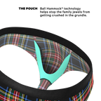 The Cappuccino | Holiday Tartan Plaid Ball Hammock® Pouch Underwear Briefs - Shinesty