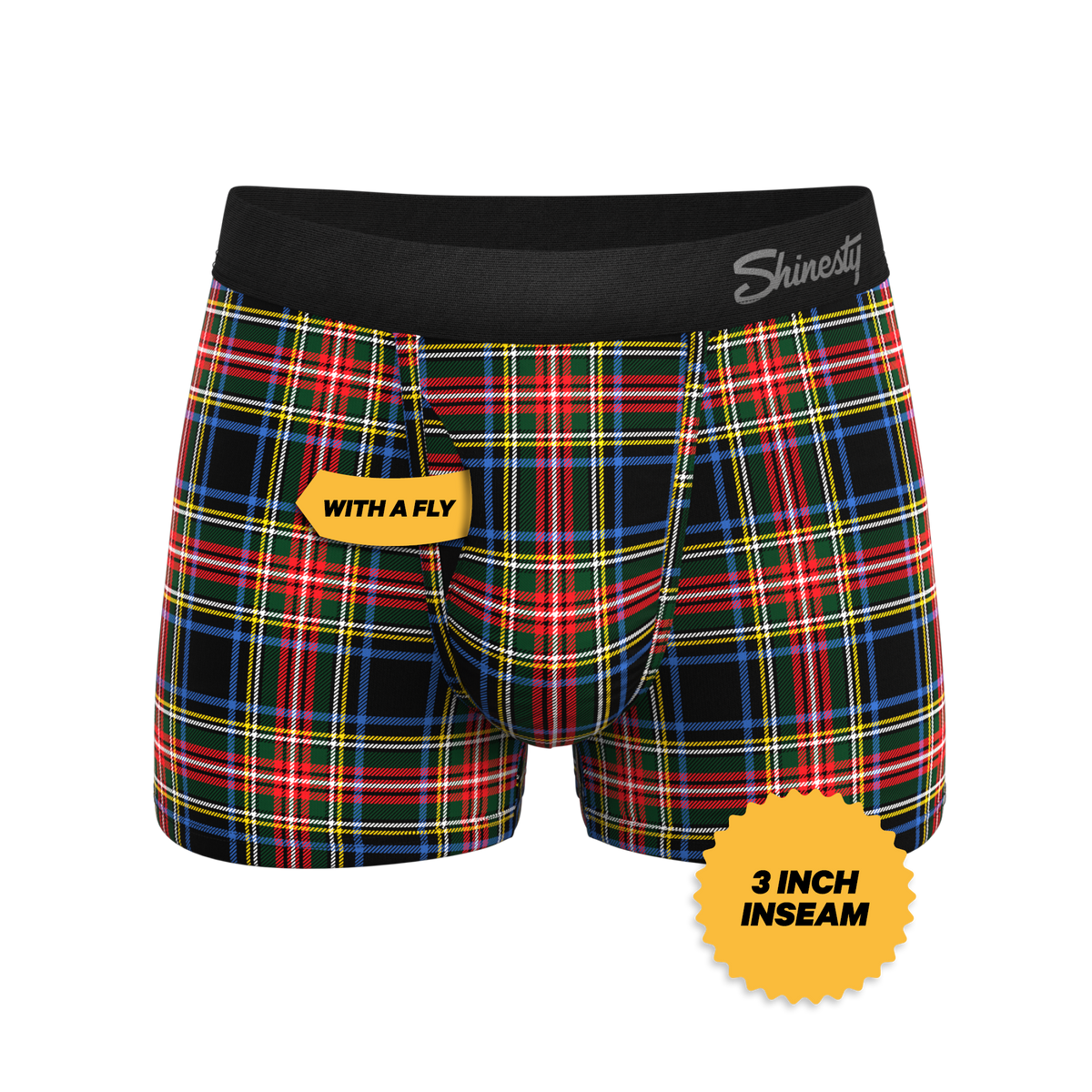The Cappuccino | Holiday Tartan Plaid Ball Hammock® Pouch Trunks Underwear - Shinesty