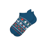 The Caribou Lous | Christmas Deer Heel Hammock™ Ankle Socks - Shinesty
