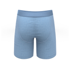 The Chambray All Day | Blue Chambray Ball Hammock® Boxer - Long Leg - Shinesty