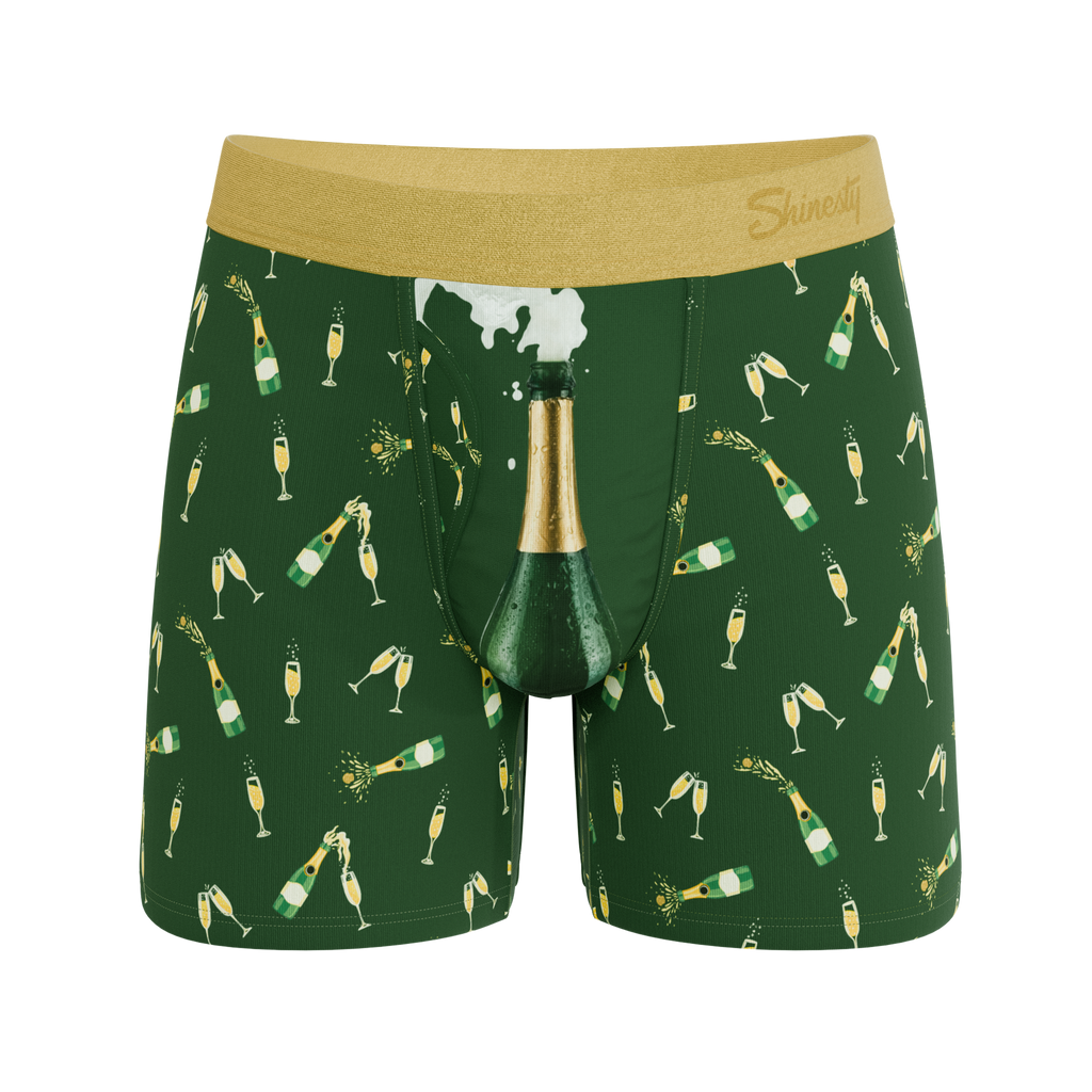 The Champagne Showers | New Years Ball Hammock® Pouch Underwear With Fly - Shinesty