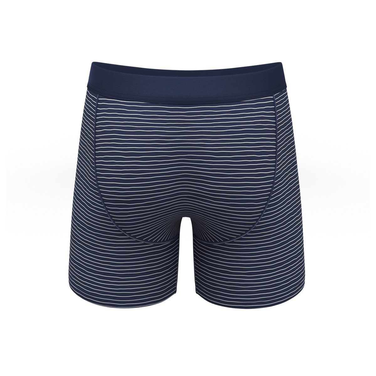 The Cheek Streak | White Stripe Ball Hammock® Pouch Underwear - Shinesty