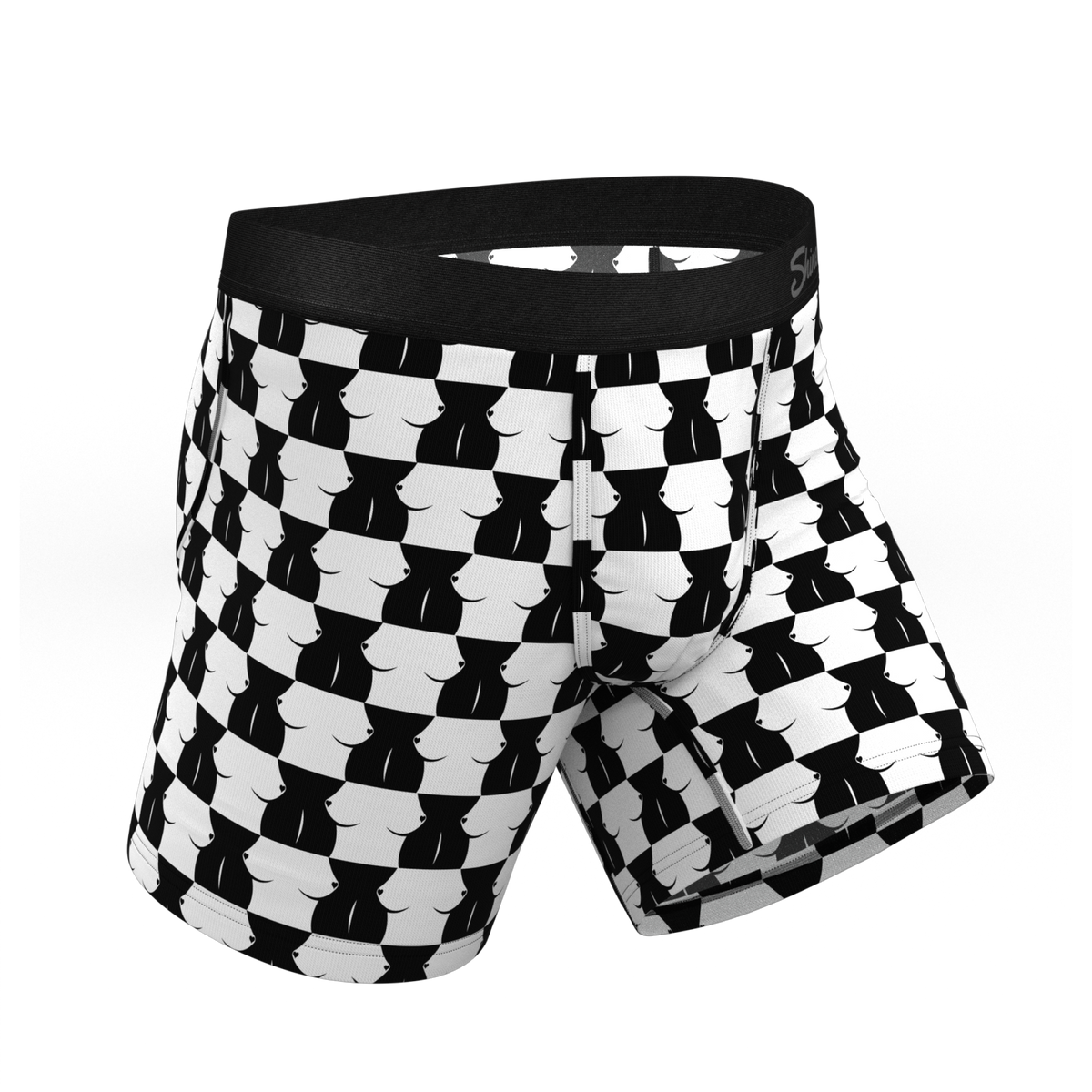 The Chest Mate | Checkered Ball Hammock® Pouch Underwear - Shinesty