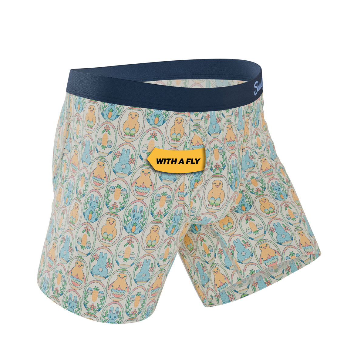 The Chicks Dig It | Pastel Easter Ball Hammock® Pouch Underwear With Fly - Shinesty