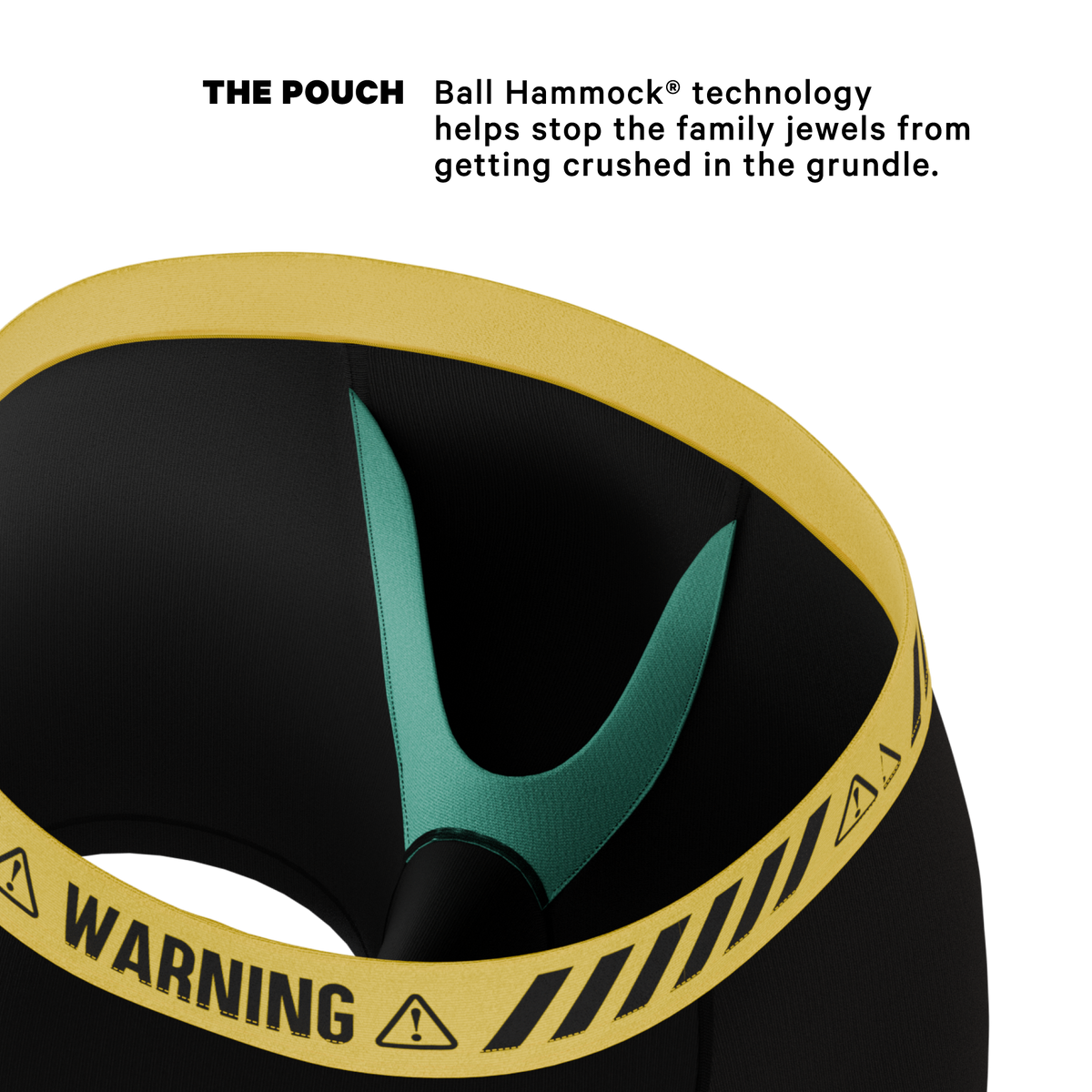The Choking Hazard | Caution Sign Ball Hammock® Pouch Underwear - Shinesty