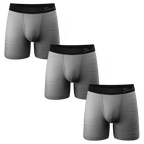 The Christian Grey | Grey Ball Hammock® Boxer Brief 3 Pack - Shinesty