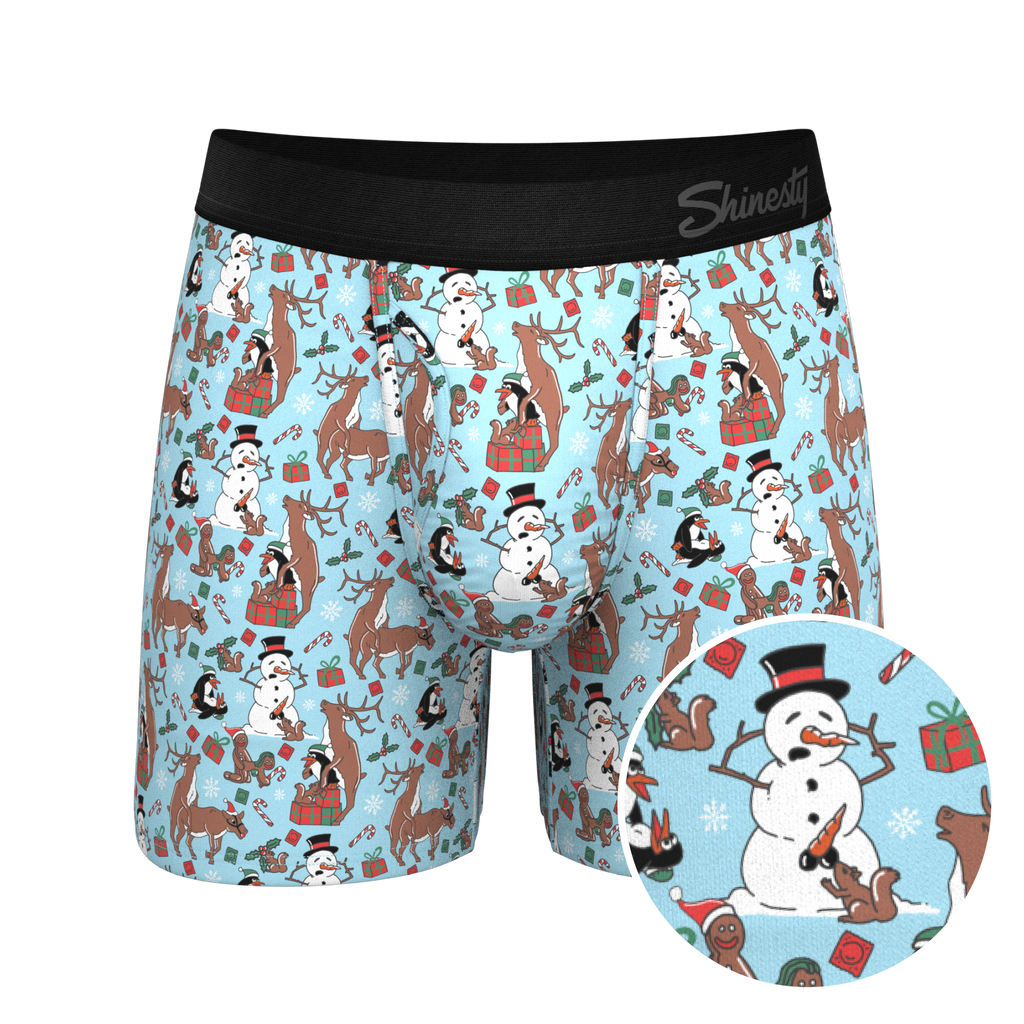 The Christmas Key Party | Christmas Characters Ball Hammock® Pouch Underwear With Fly - Shinesty