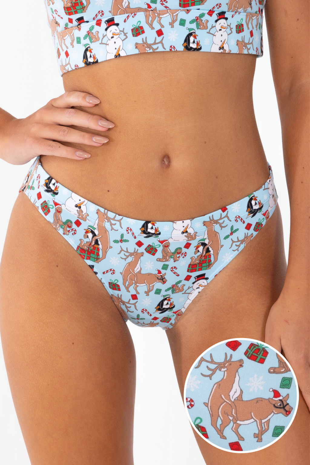 The Christmas Key Party | Christmas Characters Modal Bikini Underwear - Shinesty