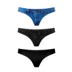 The Classics | Women's Thong Underwear 3 Pack - Shinesty