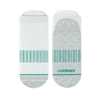 The Cloud 9 | White Stay Weird Heel Hammock™ Ankle Socks - Shinesty