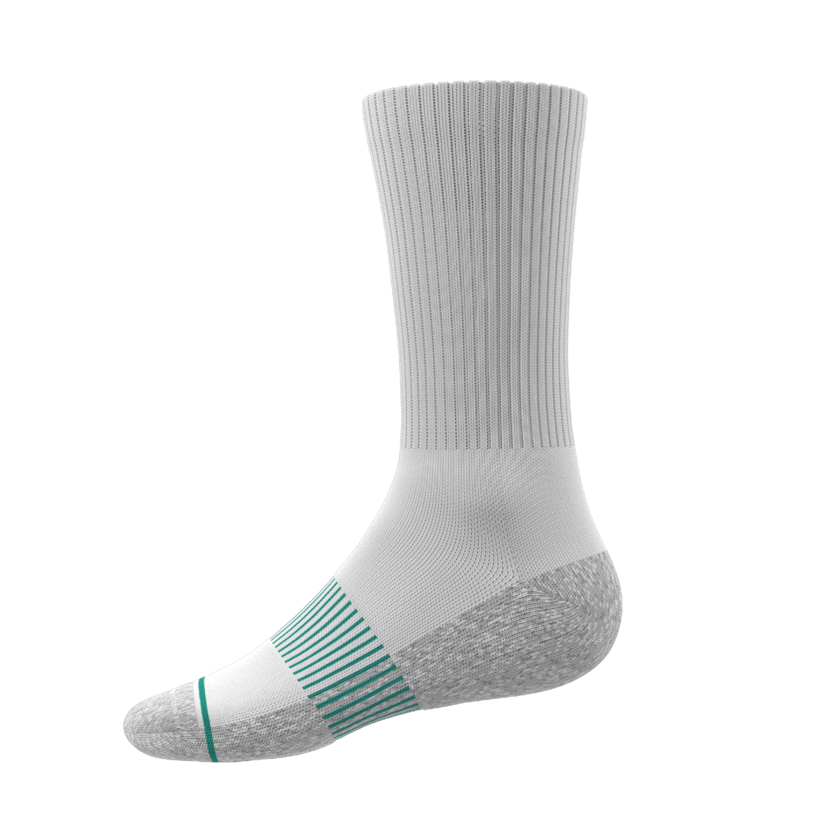 The Cloud 9 | White Stay Weird Heel Hammock™ Crew Socks - Shinesty