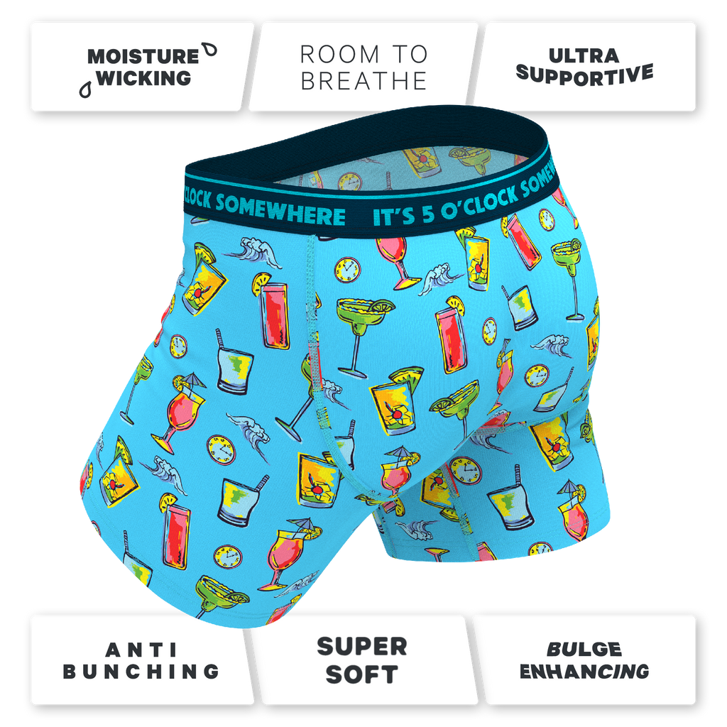 The Cocktail Hour | Shinesty x Margaritaville® Ball Hammock® Pouch Underwear With Fly - Shinesty