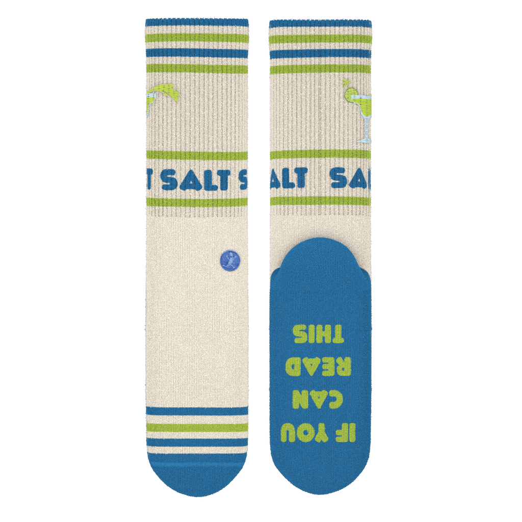 The Cocktail Hour | Shinesty x Margaritaville® Heel Hammock™ Crew Socks - Shinesty