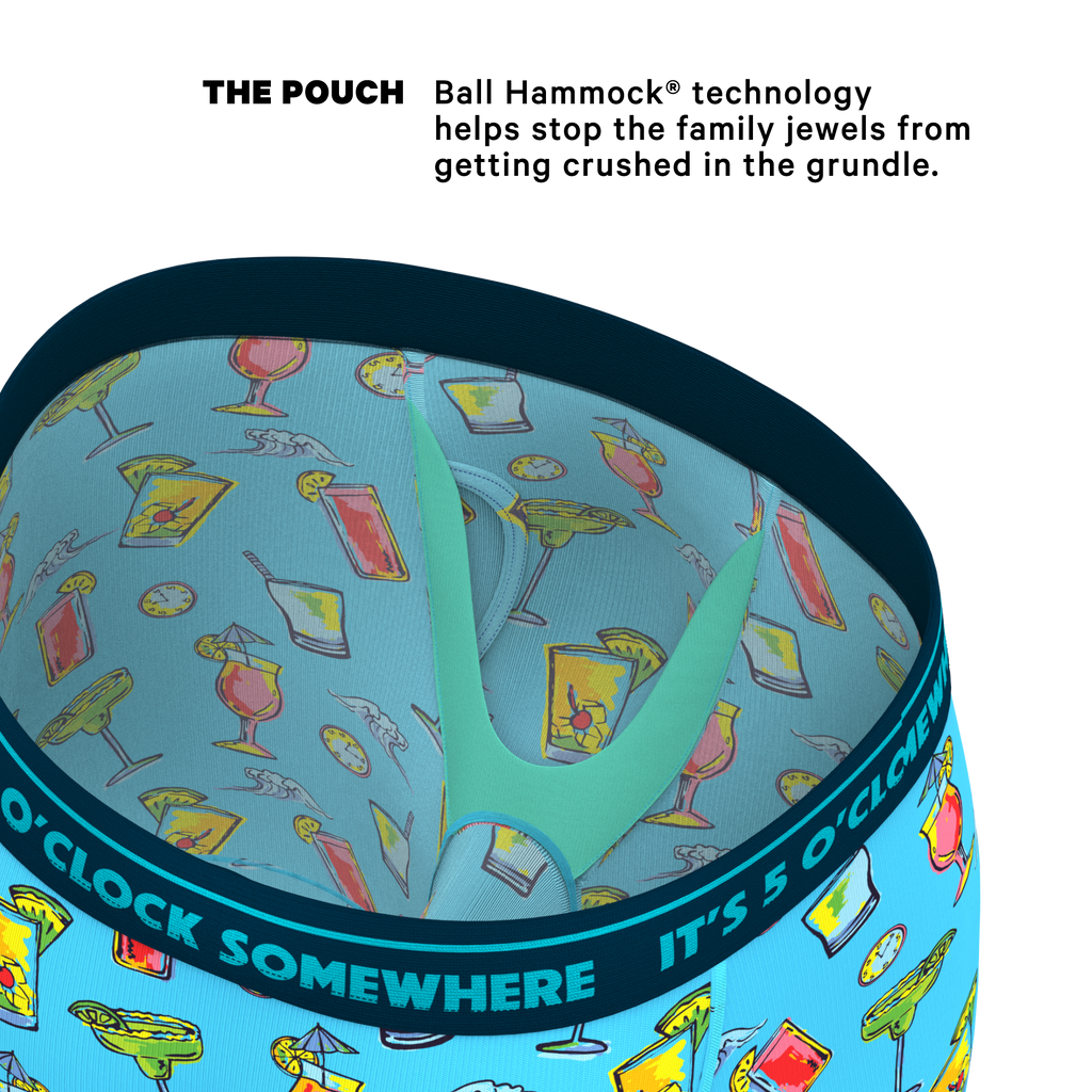 The Cocktail Hour | Shinesty x Margaritaville® Ball Hammock® Boxer - Long Leg - Shinesty