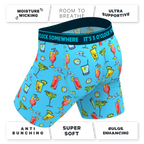 The Cocktail Hour | Shinesty x Margaritaville® Ball Hammock® Boxer - Long Leg - Shinesty