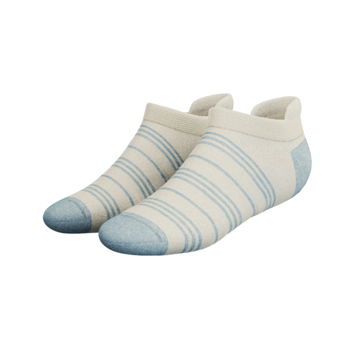 The College Ruled | Stripe Heel Hammock™ Ankle Socks - Shinesty