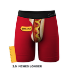 The Coney Islands | Hot Dog Ball Hammock® Boxer - Long Leg - Shinesty